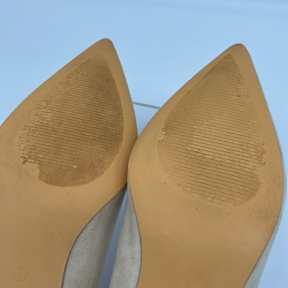 Journee Collection Bindi Nude Kitten Heel Bow and Tassels Side Cutouts Pump 11 - Picture 9 of 16